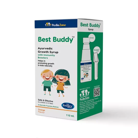 Best Buddy Ayurvedic Growth Syrup Orange Flavour 110ml