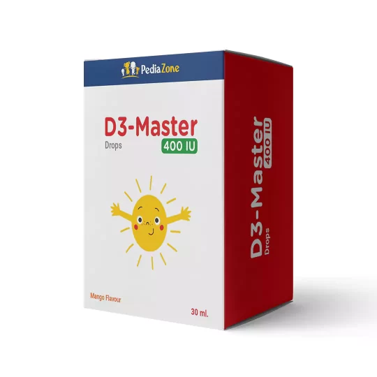 D3-Master 400IU Drops Mango Flavour 30ml