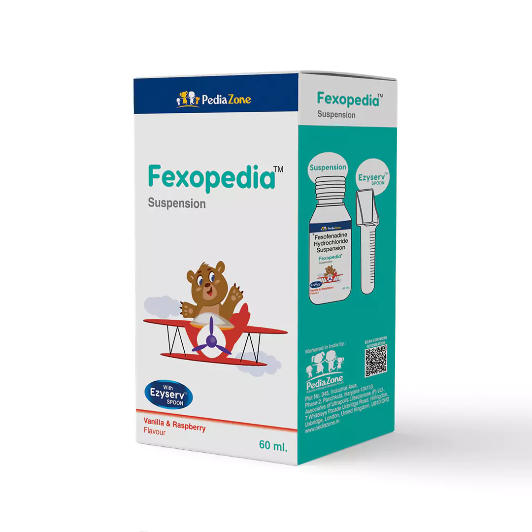 Fexopedia Suspension Raspberry and Vanilla Flavour 60ml