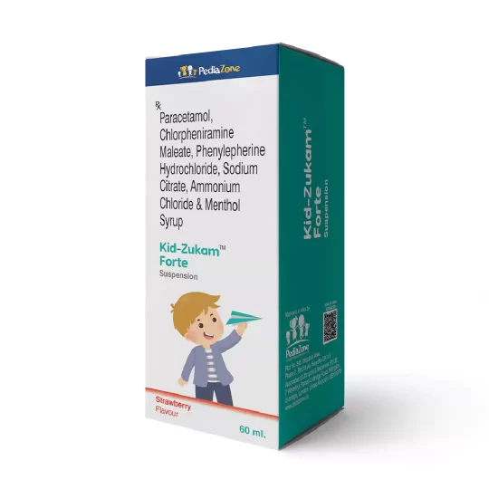 Kid-Zukam Forte Suspension Strawberry Flavour 60ml