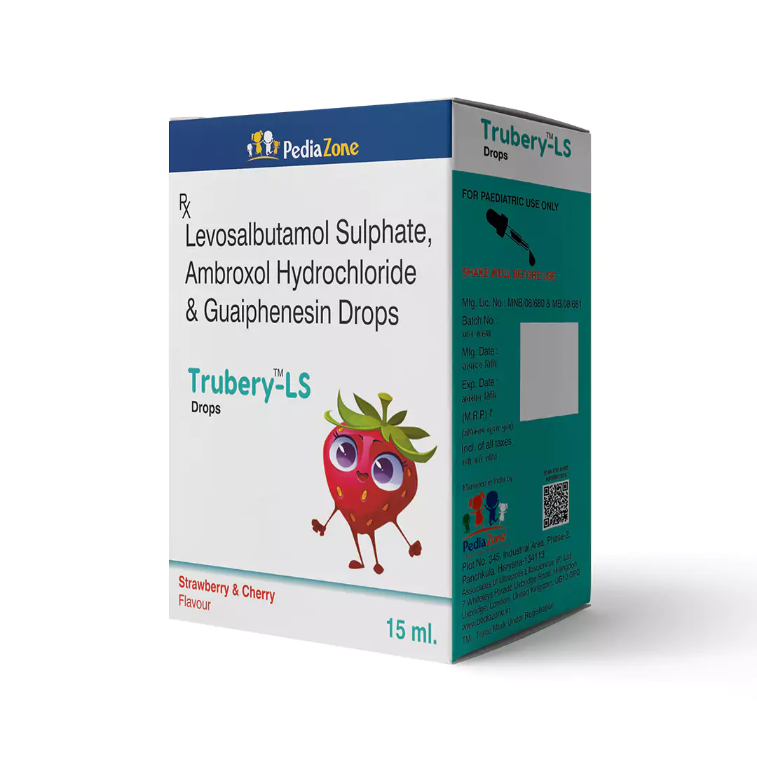 Trubery-LS Drops Strawberry & Cherry Flavour 15ml