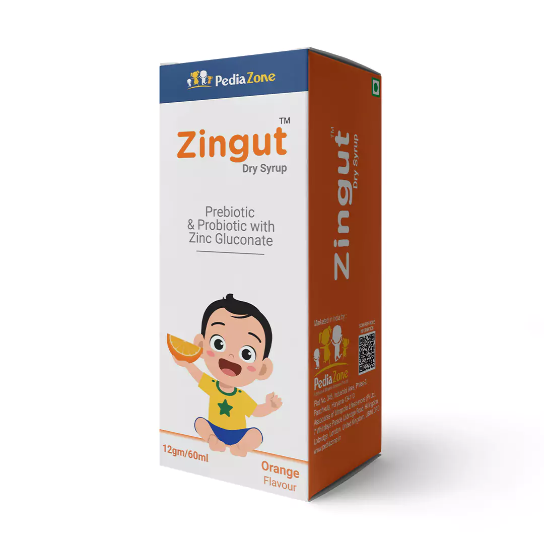Zingut Dry Syrup Orange Flavour 60ml