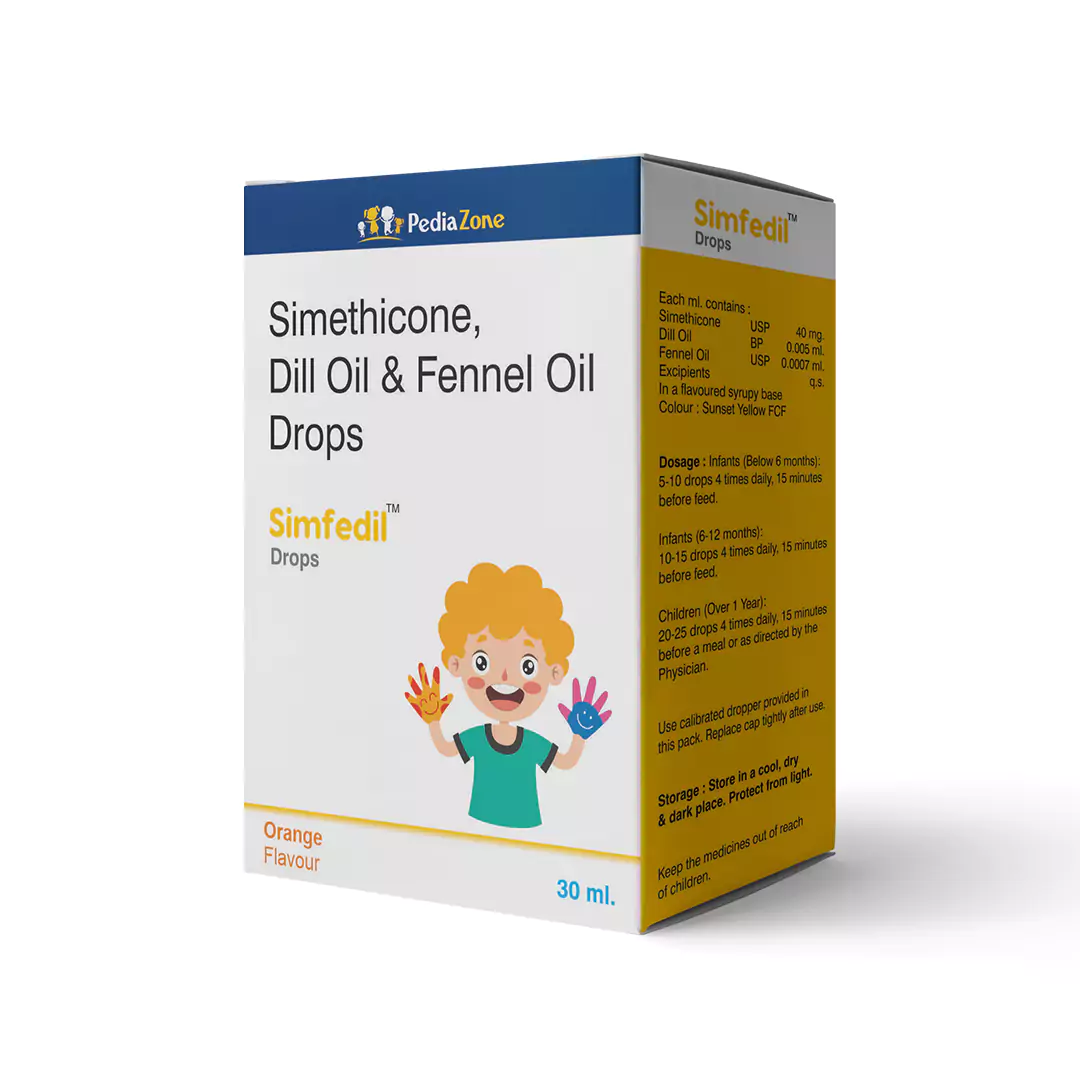 Simfedil Drops Orange Flavour 30ml