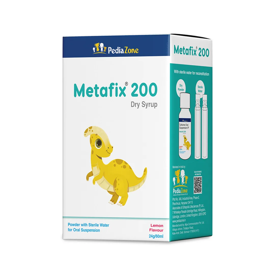 Metafix 200 Dry Syrup 60ml Lemon Flavour